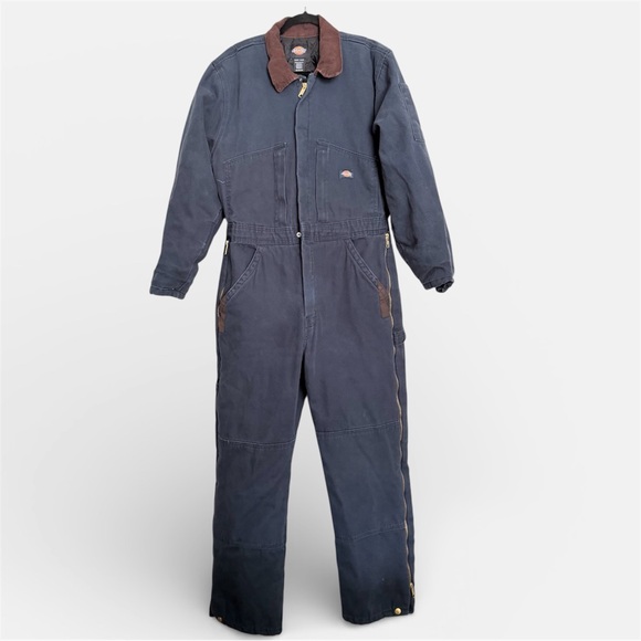 Dickies Other - Dickies Insulated Coveralls Blue Canvas Men’s Size Medium Workwear